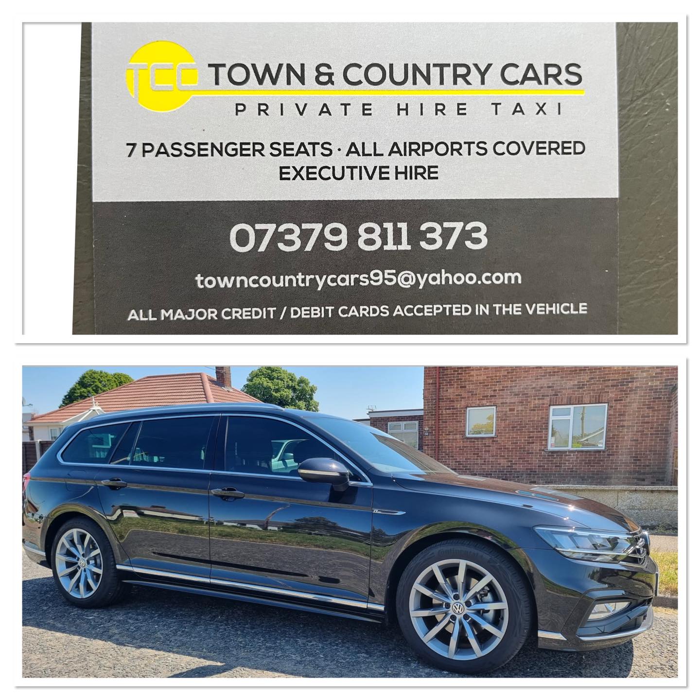 Town and Country Cars - Taxi service specialising in airport transfers