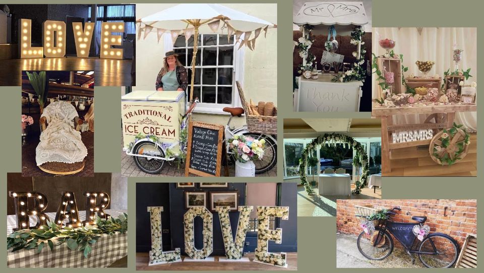 Vintage Chic Event Hire - Gorgeous Vintage items  and Props